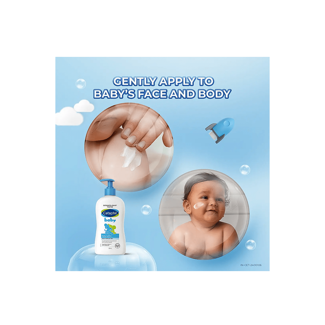 Cetaphil Baby Care Cetaphil Baby Daily Lotion with Shea Butter For Kids and Babies 400ml