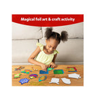 Christmas Ornaments Art Kit ,No Mess DIY Craft Set ,25 Double-Sided Ornaments ,150 Foil Sheets ,Festive Decoration Kit for Kids(4+ years)