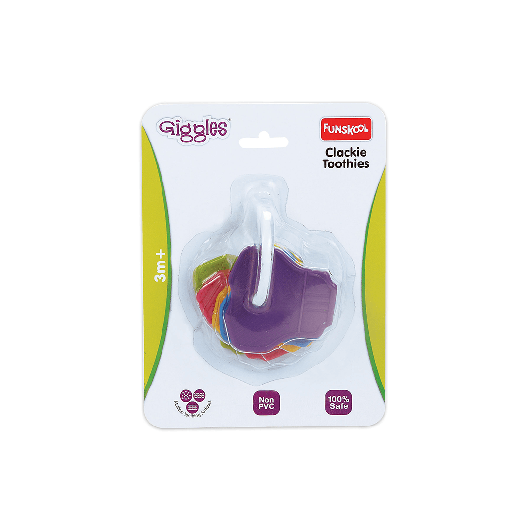 Funskool Toys Funskool Clackie Toothies (3-12 Months)