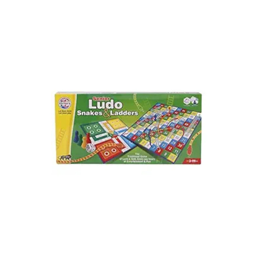 Big classic Ludo board game for kids and family fun.
