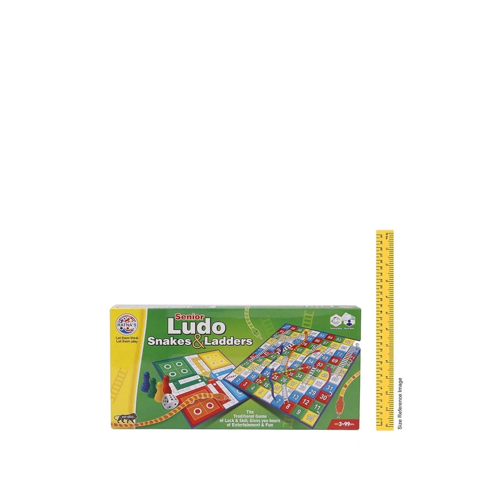Big classic Ludo board game for kids and family fun.
