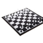 Classic Strategy Board Game with Folding Chess Board, Durable Chess Pieces
