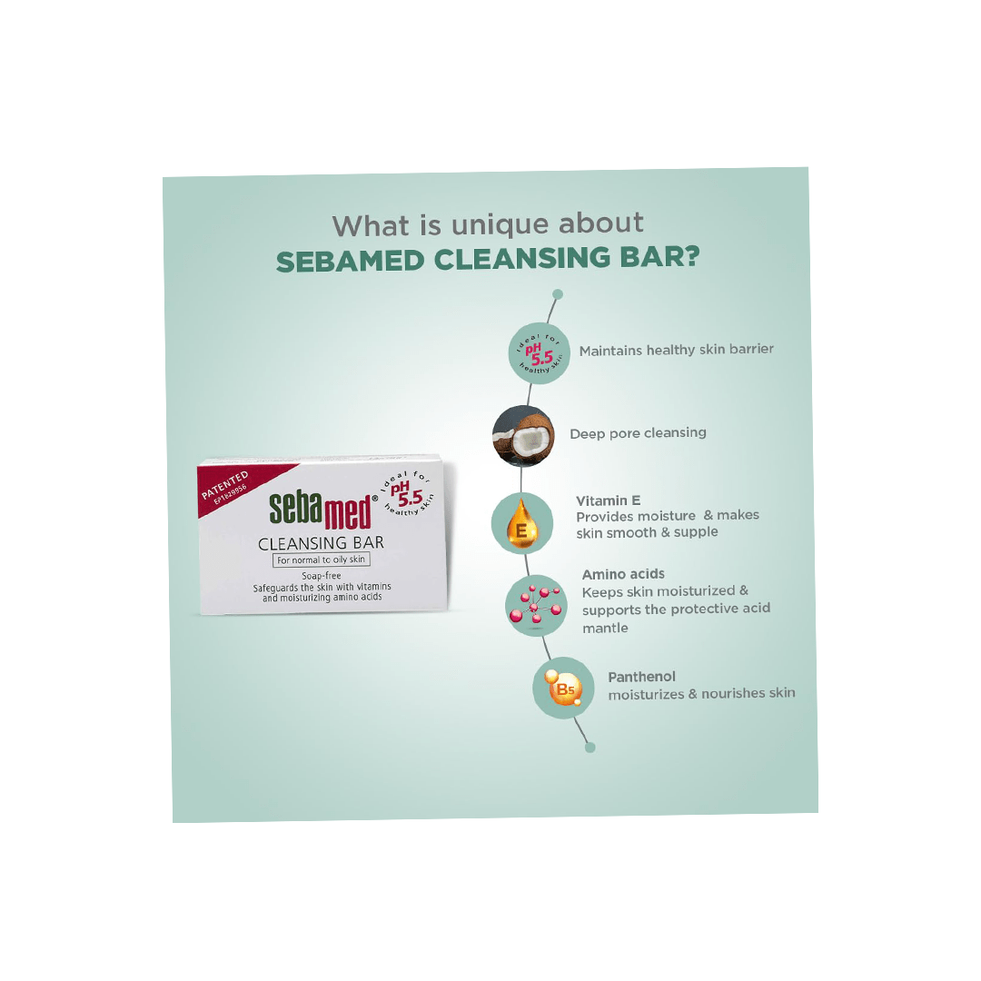 Sebamed Personal Care Sebamed Clear Face Cleansing Bar, Ph5.5 100gm