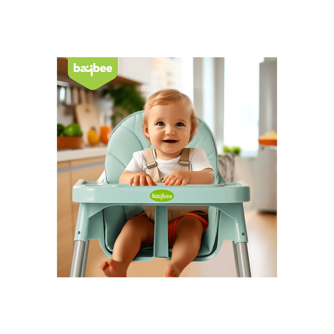 Baybee Other Gears Baybee Clento 2 in 1 Baby High Chair for Kids with 2 Height Adjustable, Footrest, Tray, 3 Point Safety Belt