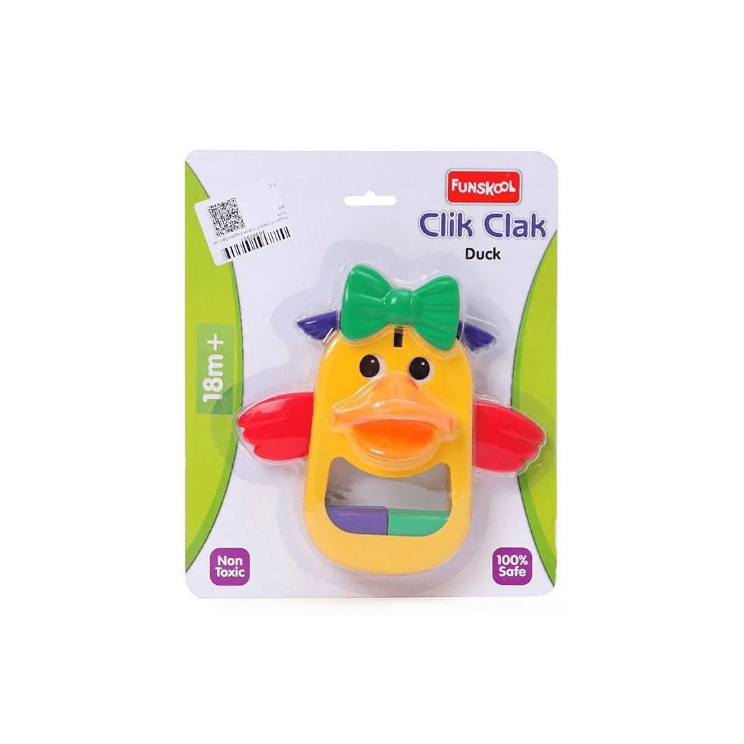 Funskool Toys Funskool Giggles Clik Clak Duck Toy (18 Months+)