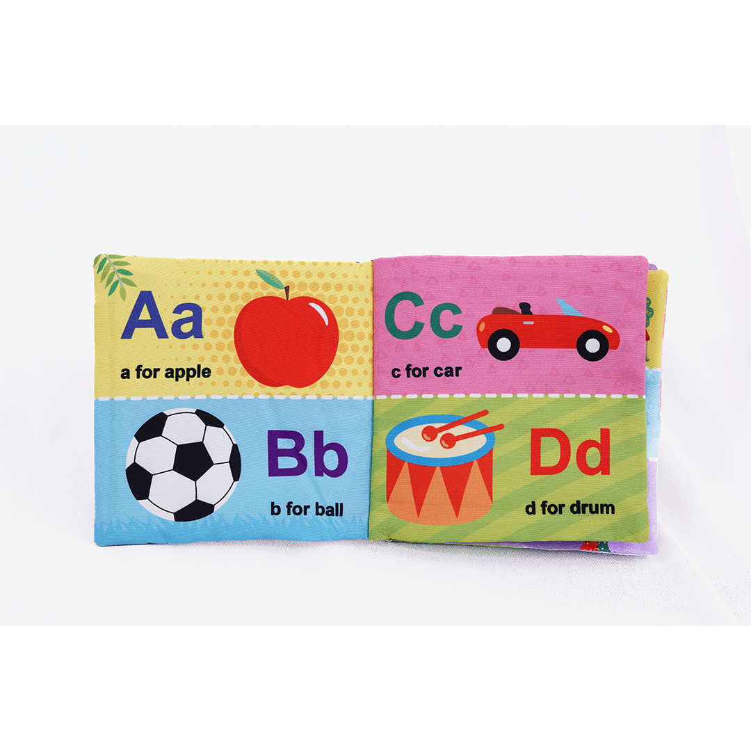 Dreamland Publications Books Dreamland My First Cloth Book ABC with Squeaker and Crinkle Paper Cloth Books (3 Months+)
