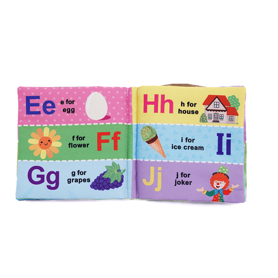 Dreamland Publications Books Dreamland My First Cloth Book ABC with Squeaker and Crinkle Paper Cloth Books (3 Months+)