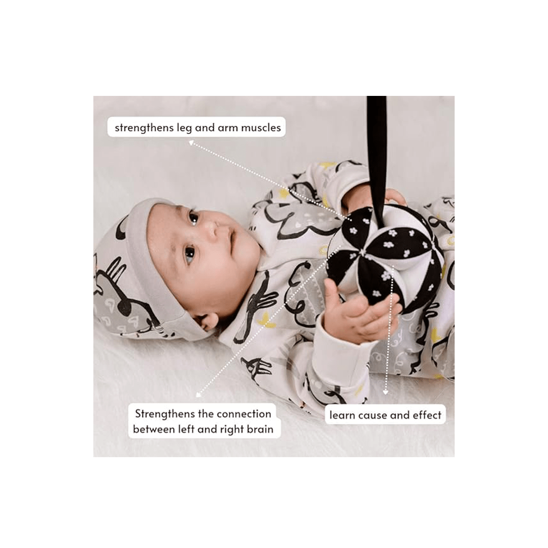 B4brain Toys B4brain Clutch Ball Toys for kids Plush stuffed soft toys magic ball (1 Month+)