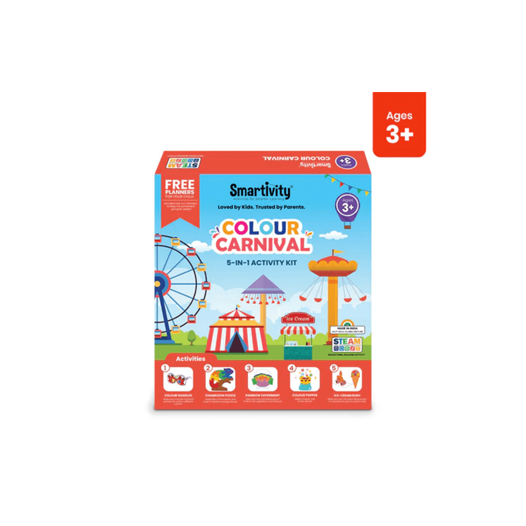 Smartivity Toys Smartivity Color Carnival | DIY Activity Kit (3 Years+)