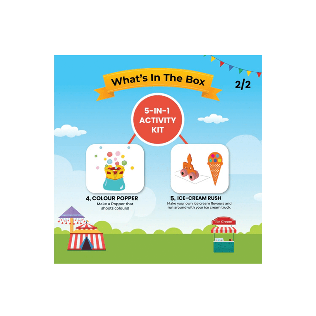 Smartivity Toys Smartivity Color Carnival | DIY Activity Kit (3 Years+)