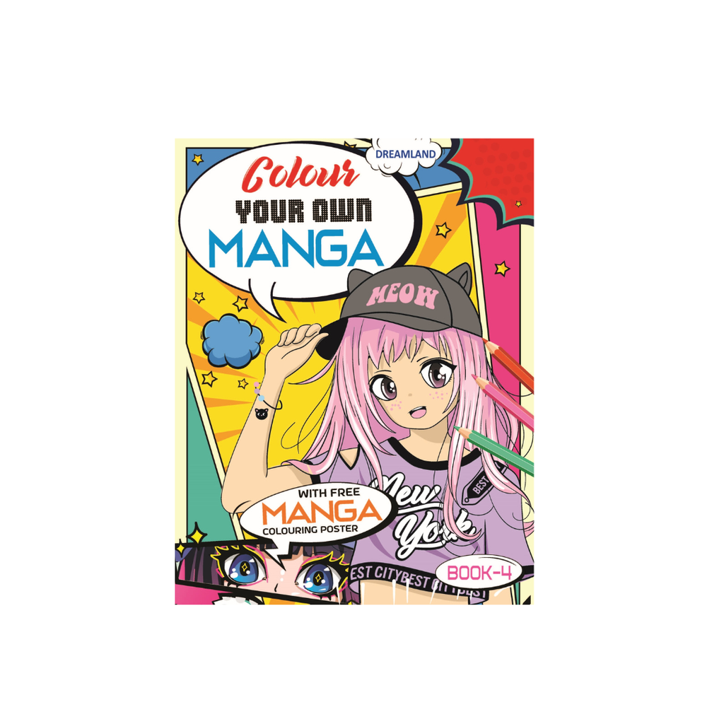 Manga Scene Coloring Book