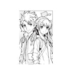 Manga Scene Coloring Book