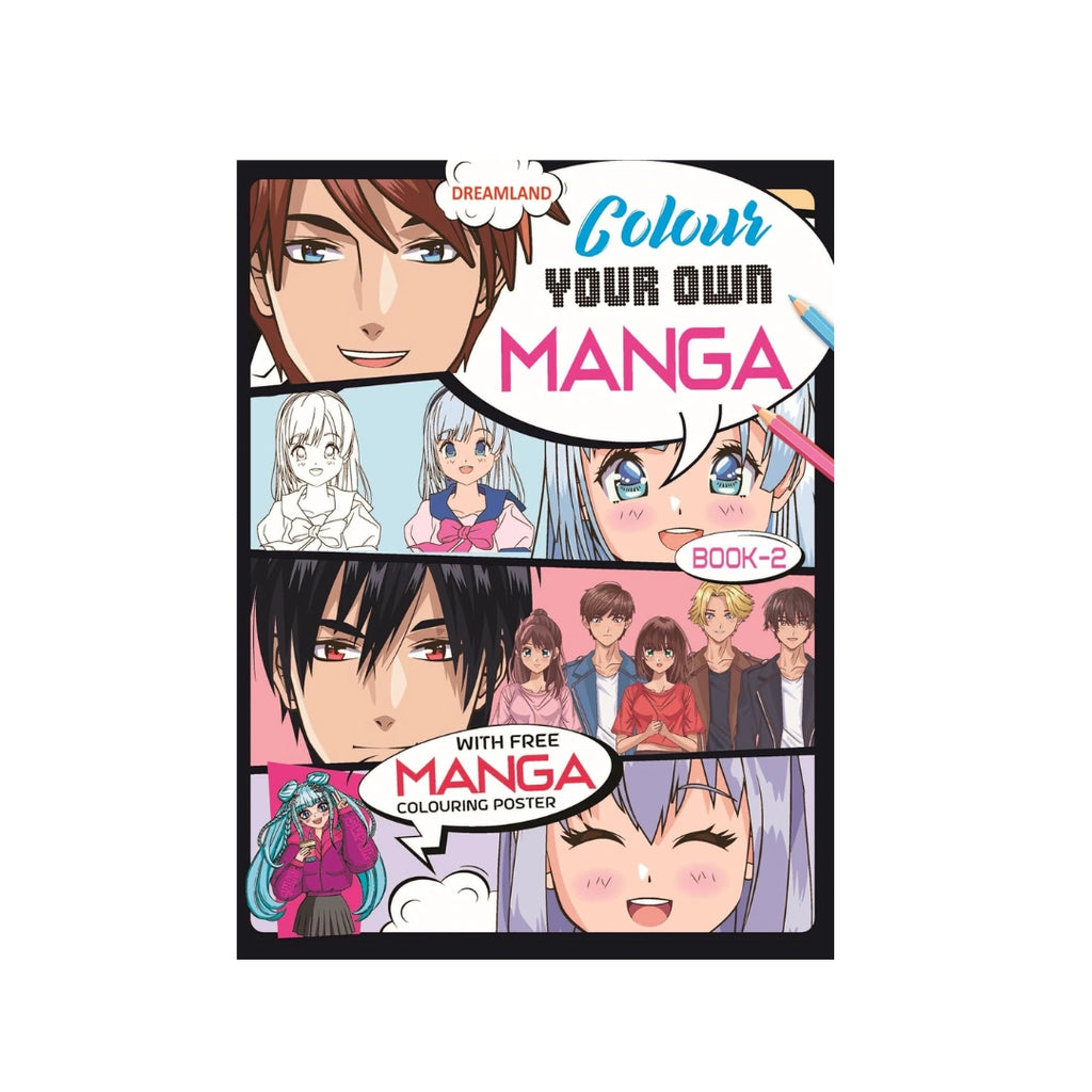 Creative Manga Coloring Book