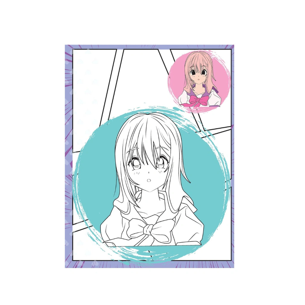 Creative Manga Coloring Book
