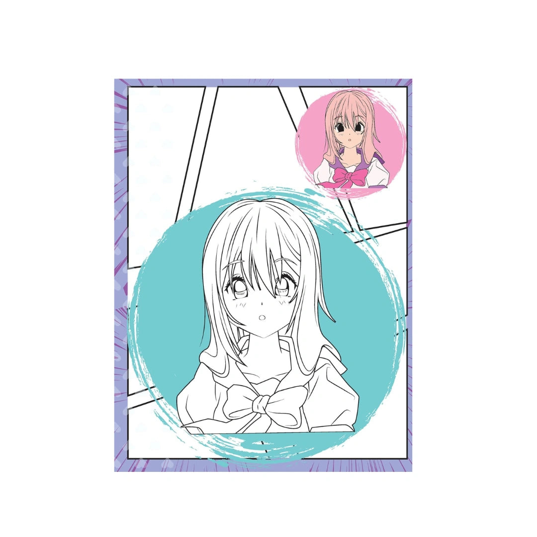 Creative Manga Coloring Book
