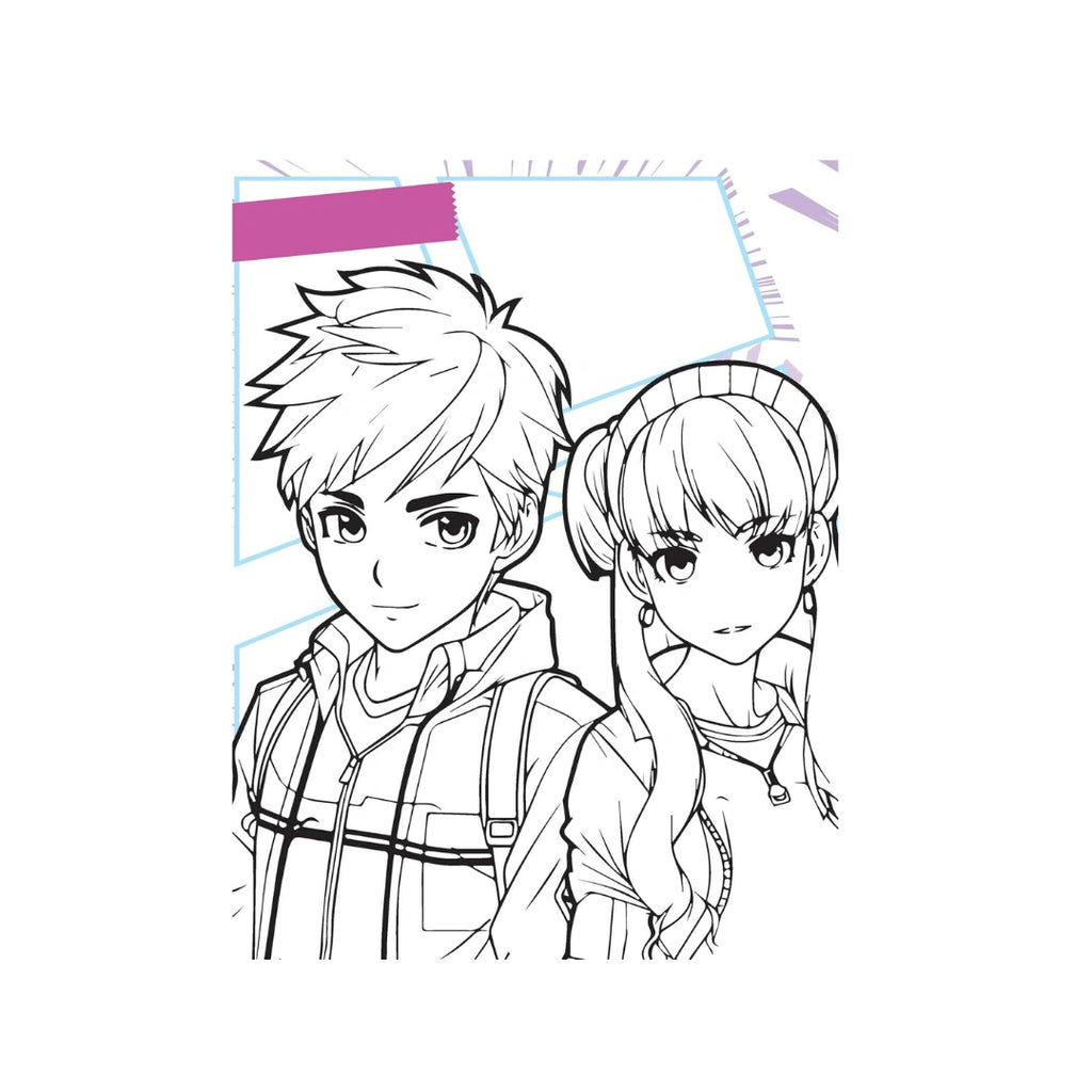 Creative Manga Coloring Book