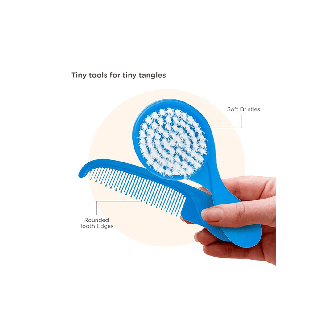 Mee Mee Clothing Mee Mee Easy Grip Soft Bristled Comb & Brush Set( 2 months+ )