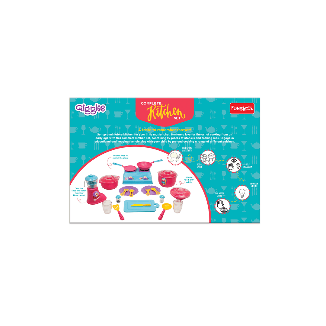 Funskool Toys Funskool Giggles Complete Kitchen set (3 Years+)