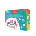 Complete Kithcen Playset,Realistic Pretend Cooking Toy for Kids,Encourages Learning & Development,Fun Activity for Babies,Gift Set for Girls (3 Years)