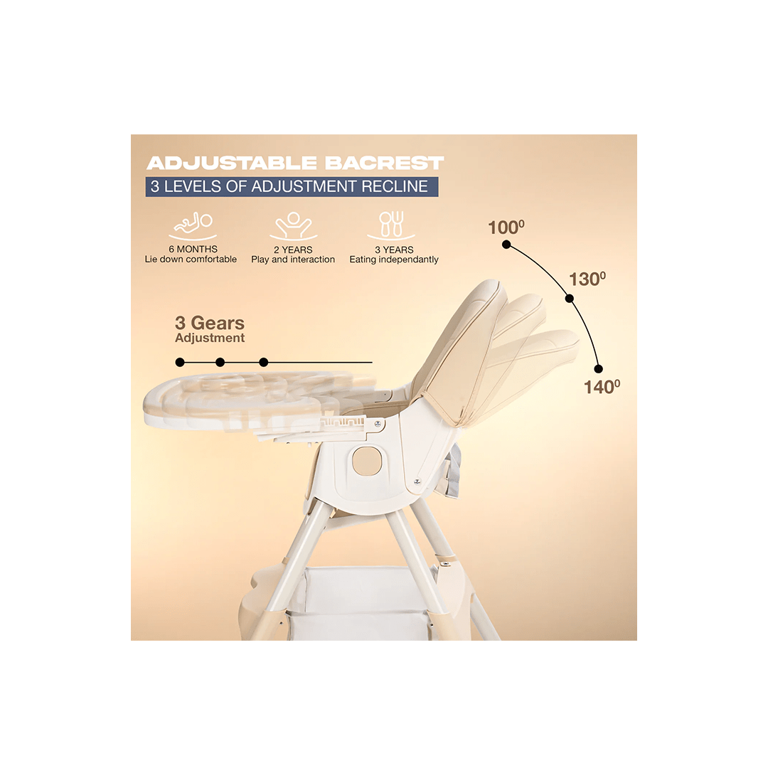 Baybee Other Gears Baybee 4 in 1 Convertible High Chair for Kids with Adjustable Height and Footrest