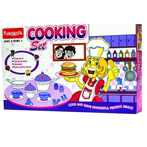 Cooking Set,Kids Pretend Play Kitchen Utensil Toy Set,Non-Toxic Plastic,Ideal For Indoor Play,Educational Activity,Group Play (3 Years+)