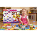 Cooking Set,Kids Pretend Play Kitchen Utensil Toy Set,Non-Toxic Plastic,Ideal For Indoor Play,Educational Activity,Group Play (3 Years+)