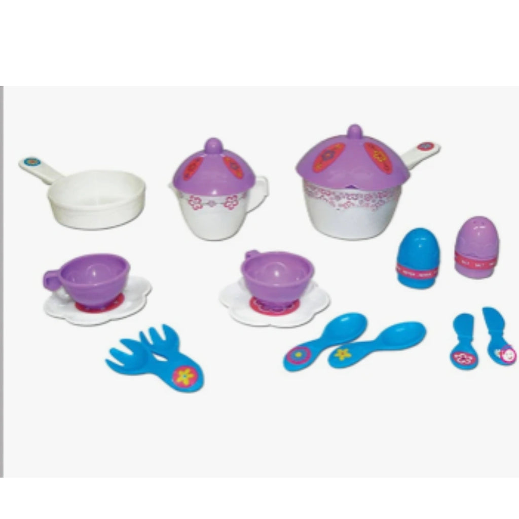 Cooking Set,Kids Pretend Play Kitchen Utensil Toy Set,Non-Toxic Plastic,Ideal For Indoor Play,Educational Activity,Group Play (3 Years+)