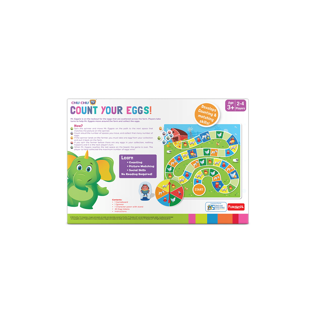 Funskool Toys Funskool Games CHU CHU Count your Eggs (3 Years+)