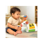 Cow shape sorter learning toy