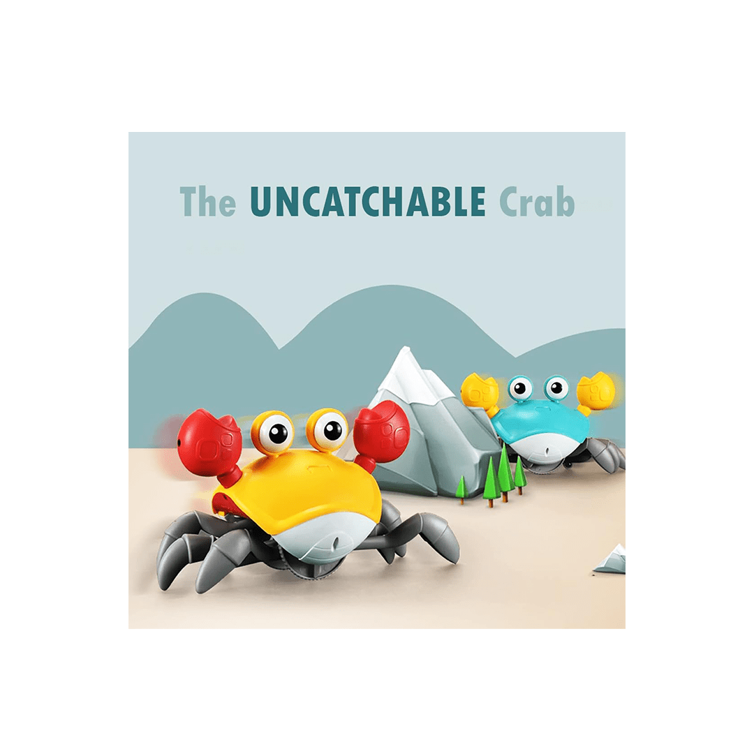 Baan Toys Toys Baan Toys Crawling Crab Toys Electric Walking Crab Music With LED Light For Kids (12 Months+)