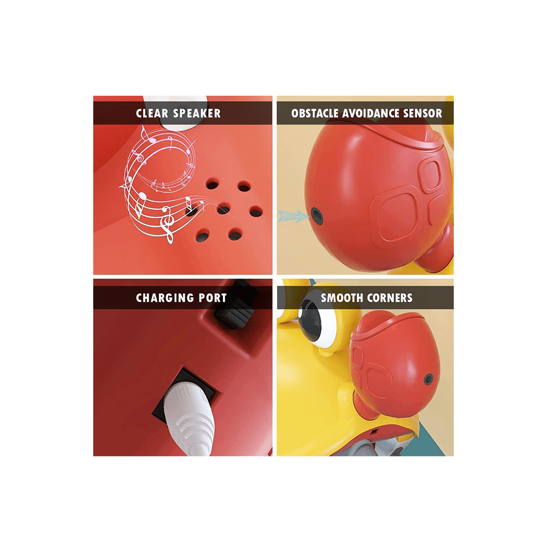 Baan Toys Toys Baan Toys Crawling Crab Toys Electric Walking Crab Music With LED Light For Kids (12 Months+)