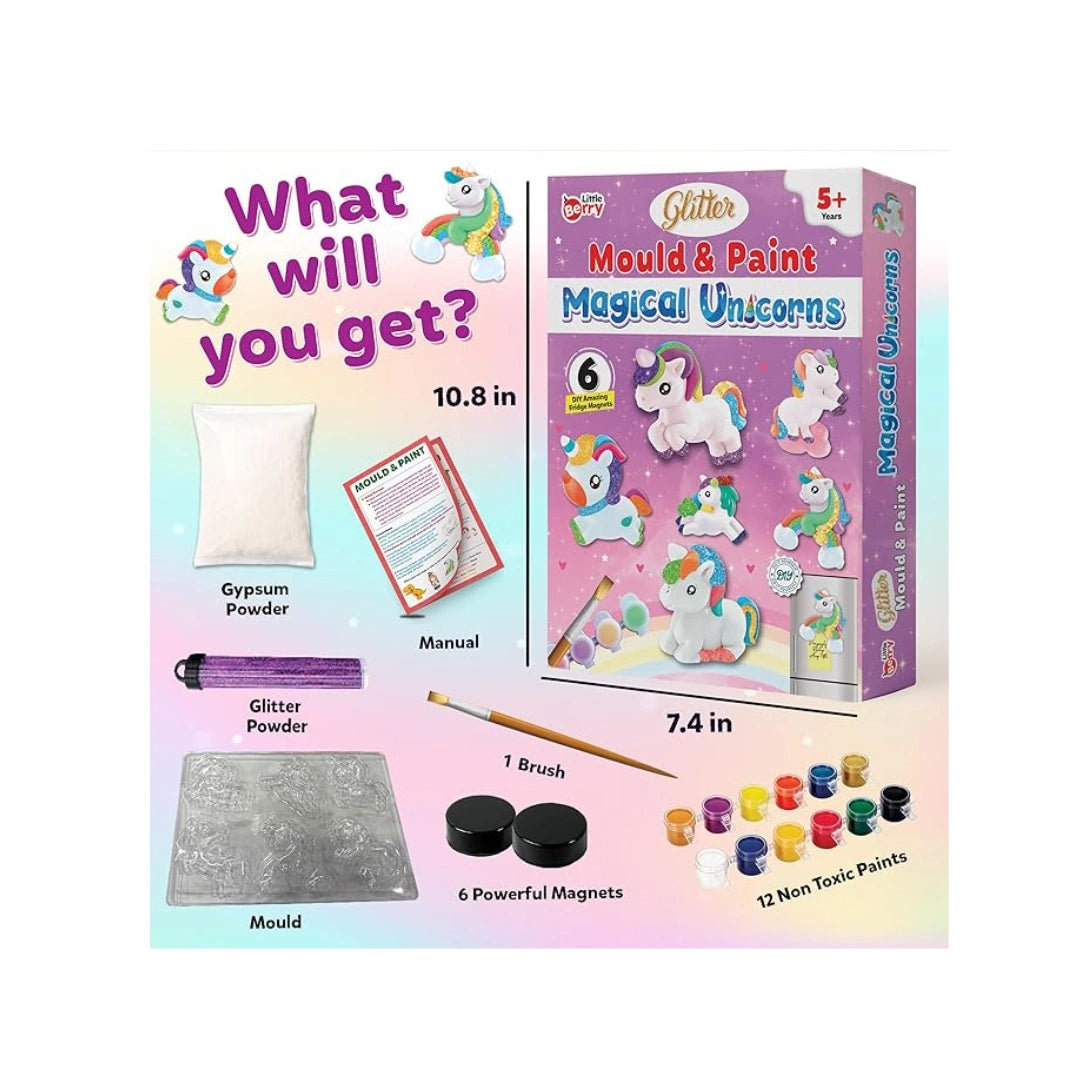 Magical Unicorn Craft Kit with Glitter Colours