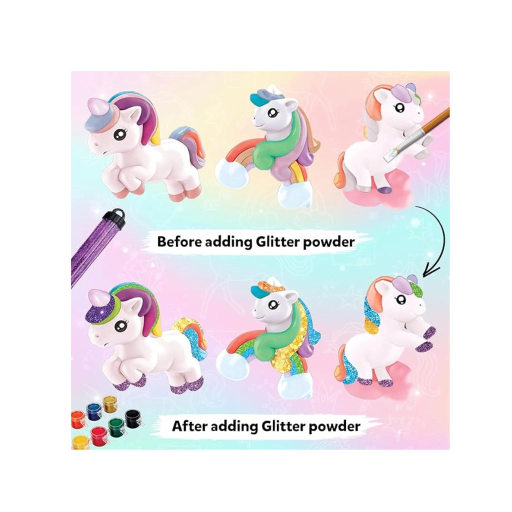 Magical Unicorn Craft Kit with Glitter Colours