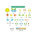 Creative pond-themed dough playset with fun animal-making activities