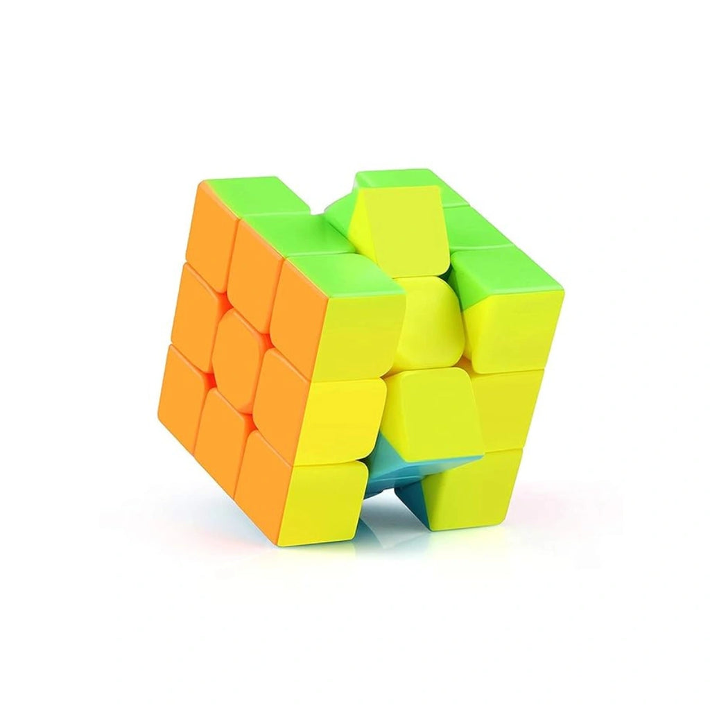 3x3 stickerless magic puzzle cube with smooth turning design.
