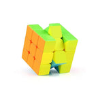 3x3 stickerless magic puzzle cube with smooth turning design.
