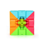 3x3 stickerless magic puzzle cube with smooth turning design.
