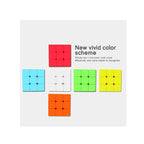 3x3 stickerless magic puzzle cube with smooth turning design.
