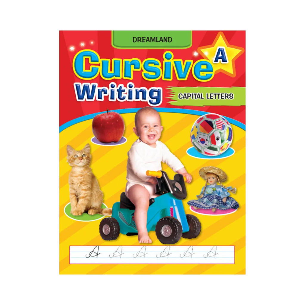 Cursive capital letters handwriting book 