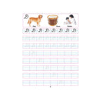 Cursive capital letters handwriting book 