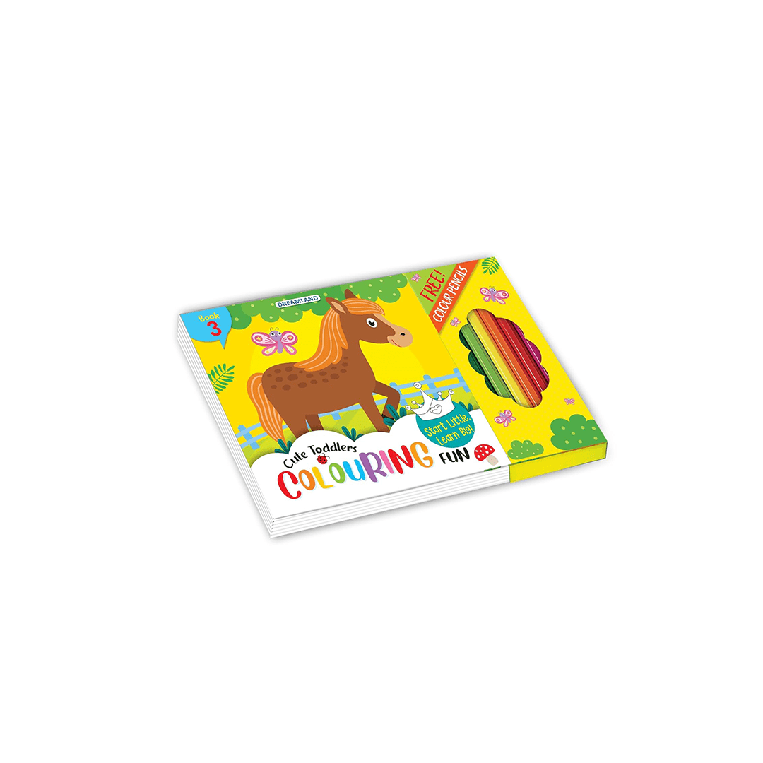 Dreamland Publications Books Dreamland Cute Toddlers Colouring Fun Book 3 for Kids (2 Years+)