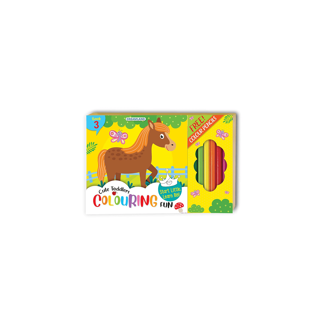 Dreamland Publications Books Dreamland Cute Toddlers Colouring Fun Book 3 for Kids (2 Years+)