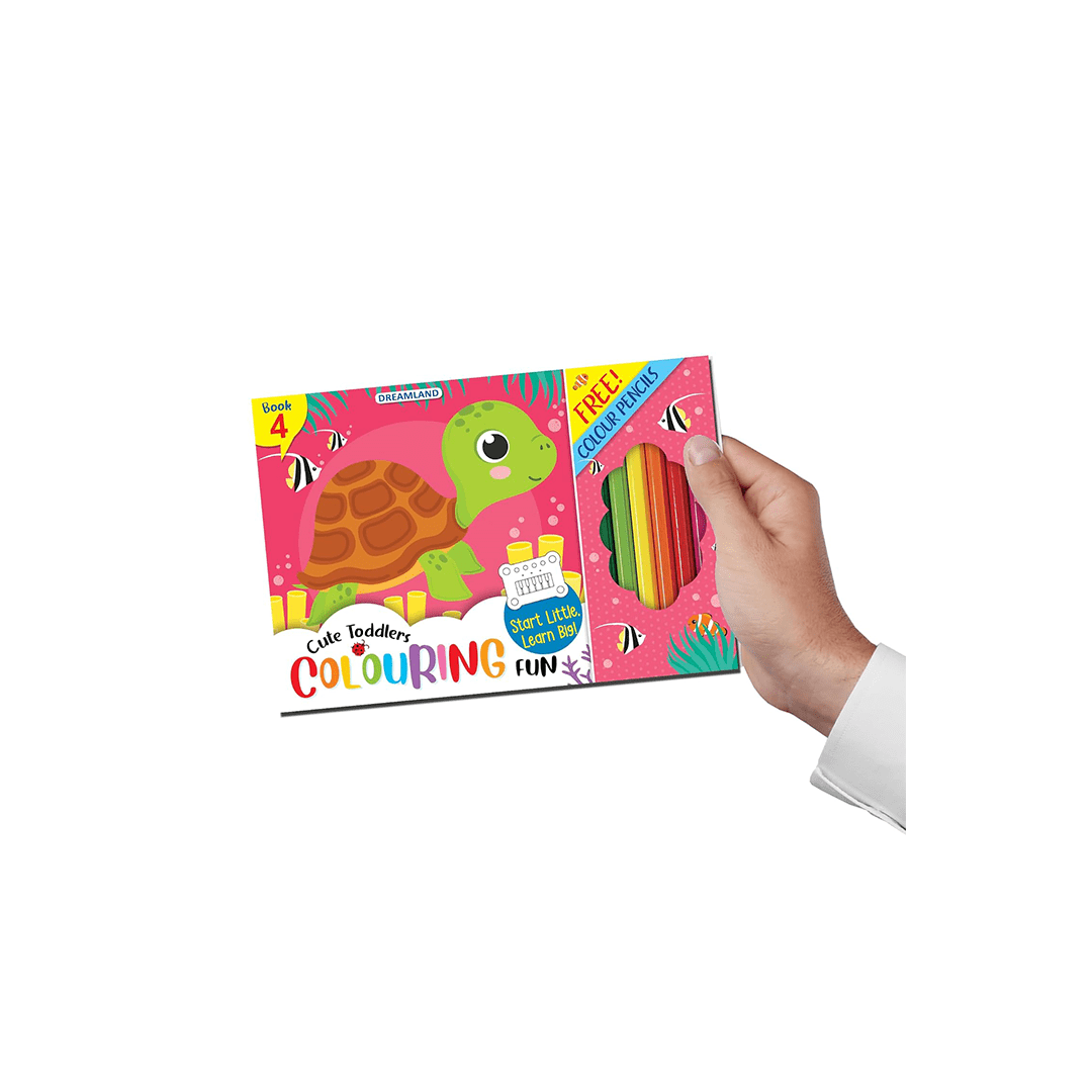 Dreamland Publications Books Dreamland Cute Toddlers Colouring Fun Book 4 for Kids (2 Years+)