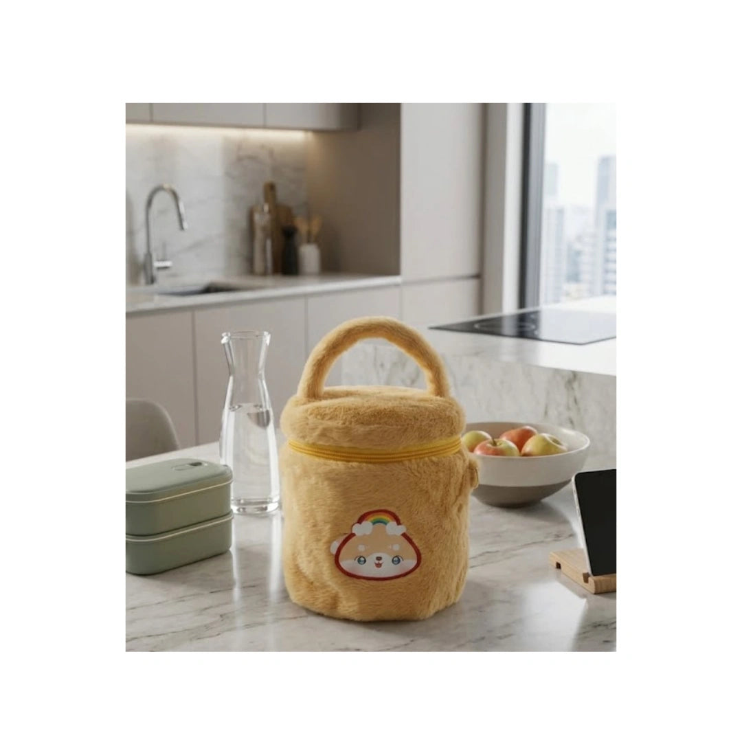 Lightweight Reusable Lunch Bag with Spacious Storage & Durable Zipper Closure