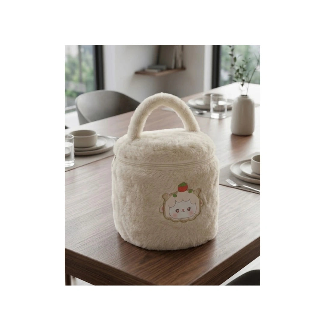 Lightweight Reusable Lunch Bag with Spacious Storage & Durable Zipper Closure