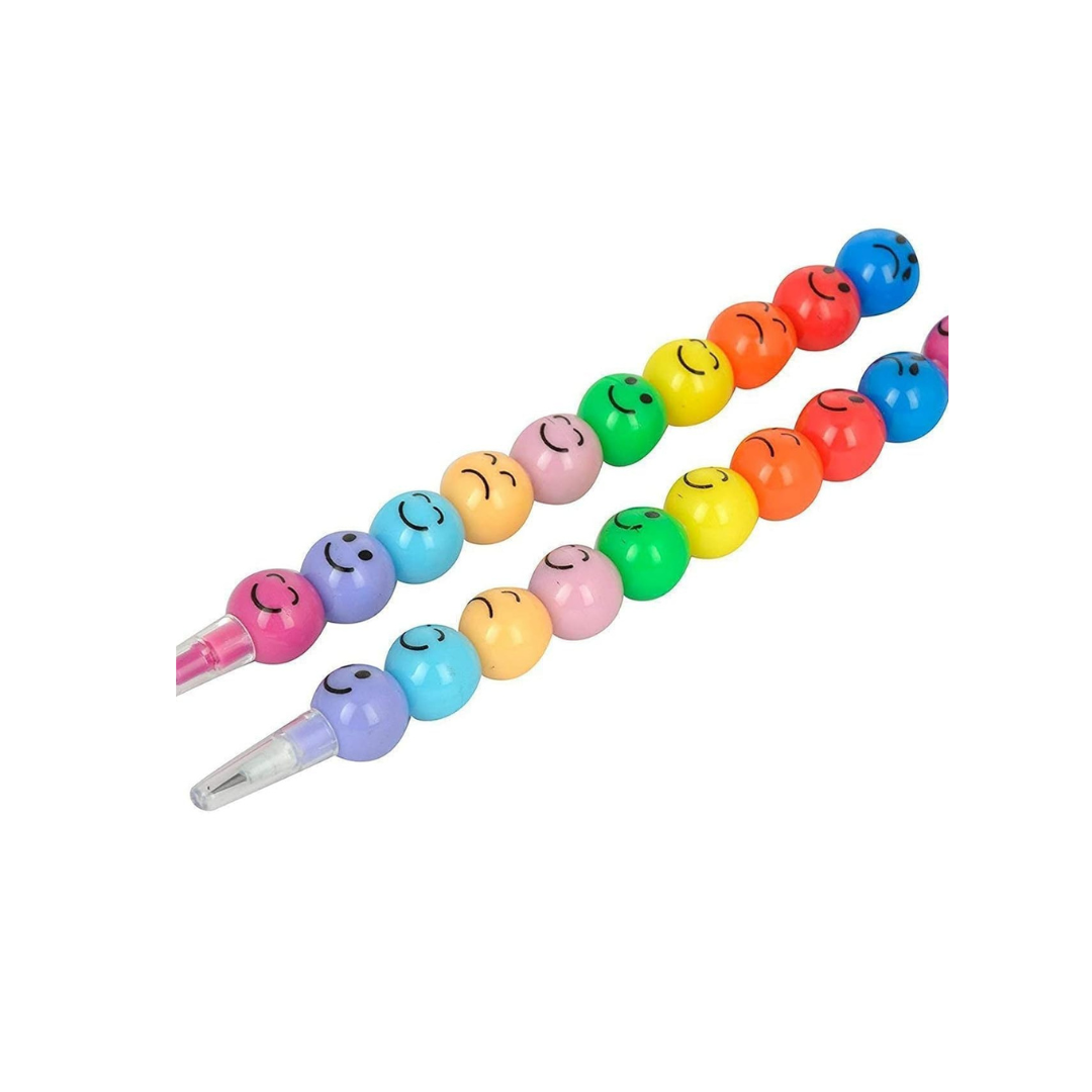  Cute Smiley Stacking Pencils for kids