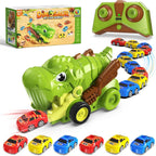 Remote Control Dinosaur Car Collector Toy for Kids