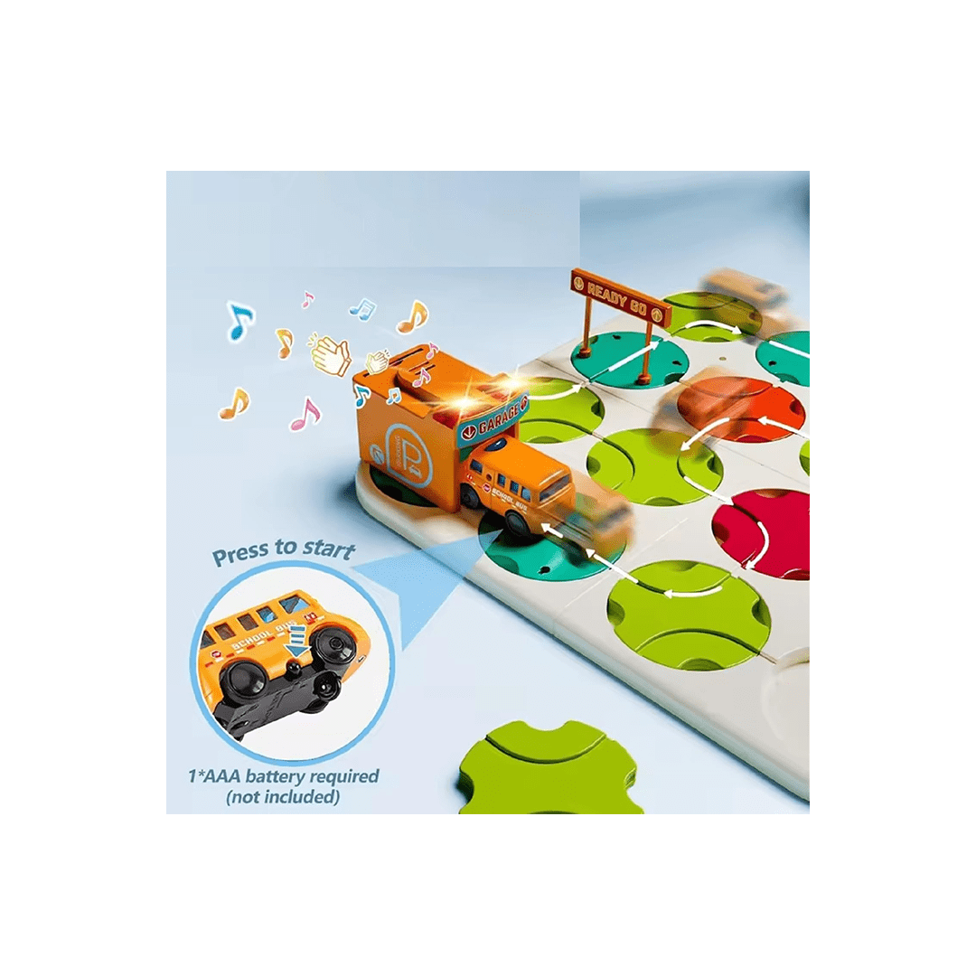 Baan Toys Toys Baan Toys 34pcs DIY Track Maze Toy Electric Game With Lights and Music For Kids (2 years+)