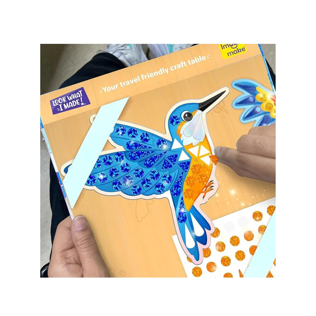 Bird mosaic foil sticker craft kit