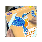 Bird mosaic foil sticker craft kit